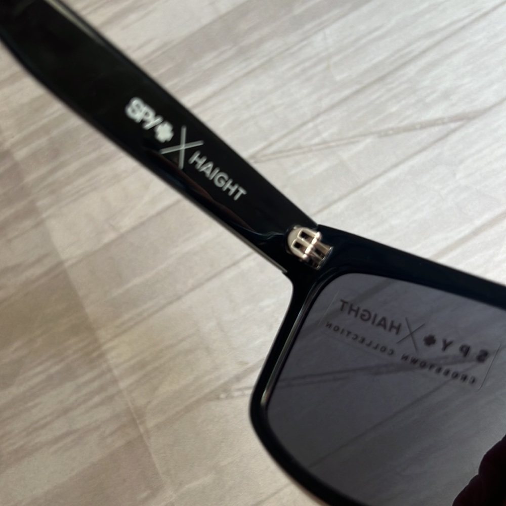 NWT Spy HAIGHT Sunglasses by Spy Square Black - Picture 6 of 7